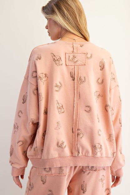 Western Terry Pullover