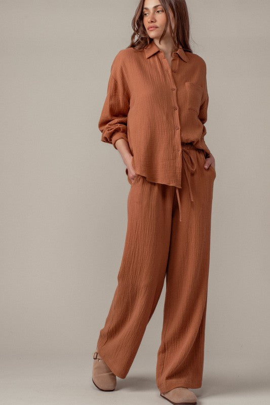 Textured Gauze Set-Nutshell