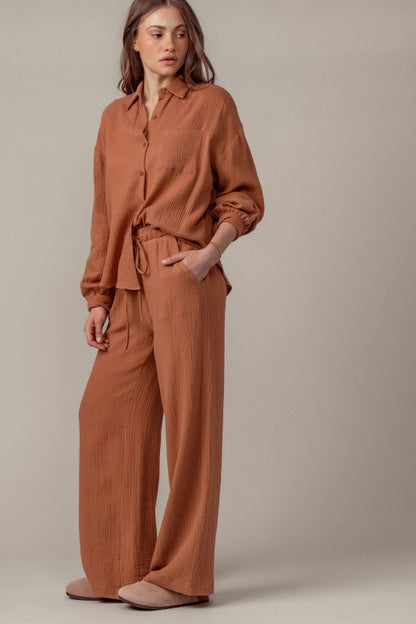 Textured Gauze Set-Nutshell