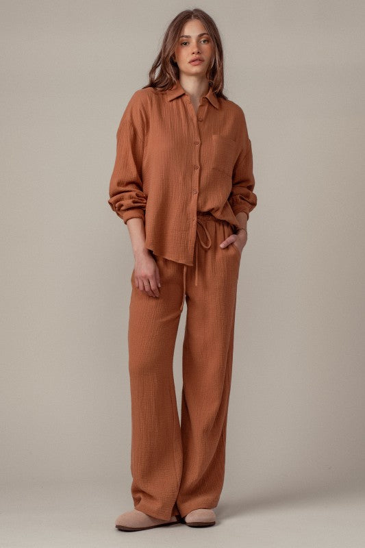 Textured Gauze Set-Nutshell