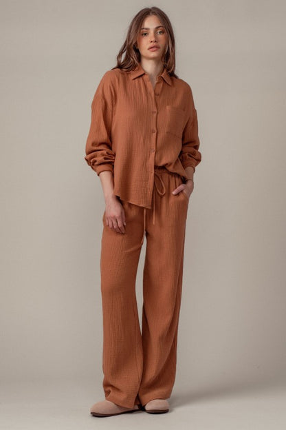 Textured Gauze Set-Nutshell