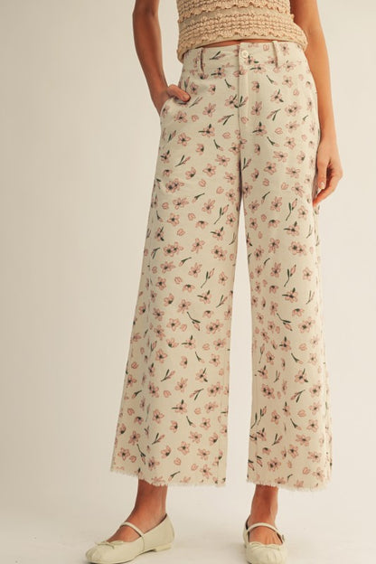Floral Soft Trousers
