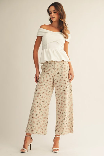 Floral Soft Trousers