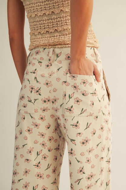 Floral Soft Trousers