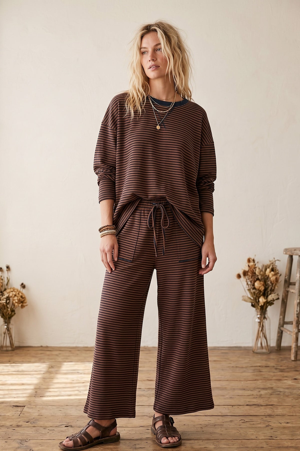 Brown/Navy Set
