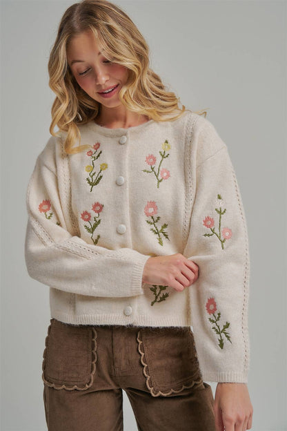 Button Embroidered SW