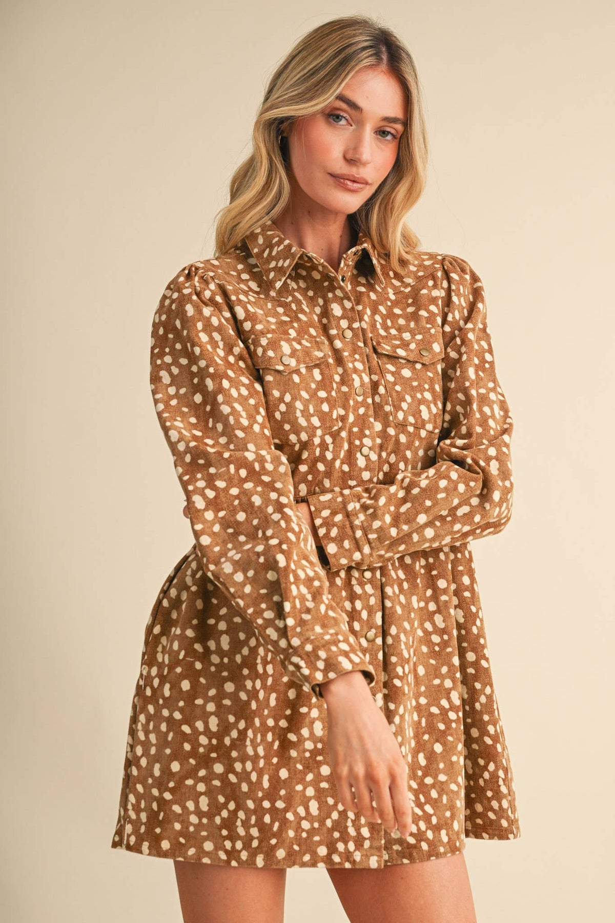 Fawn Print Dress