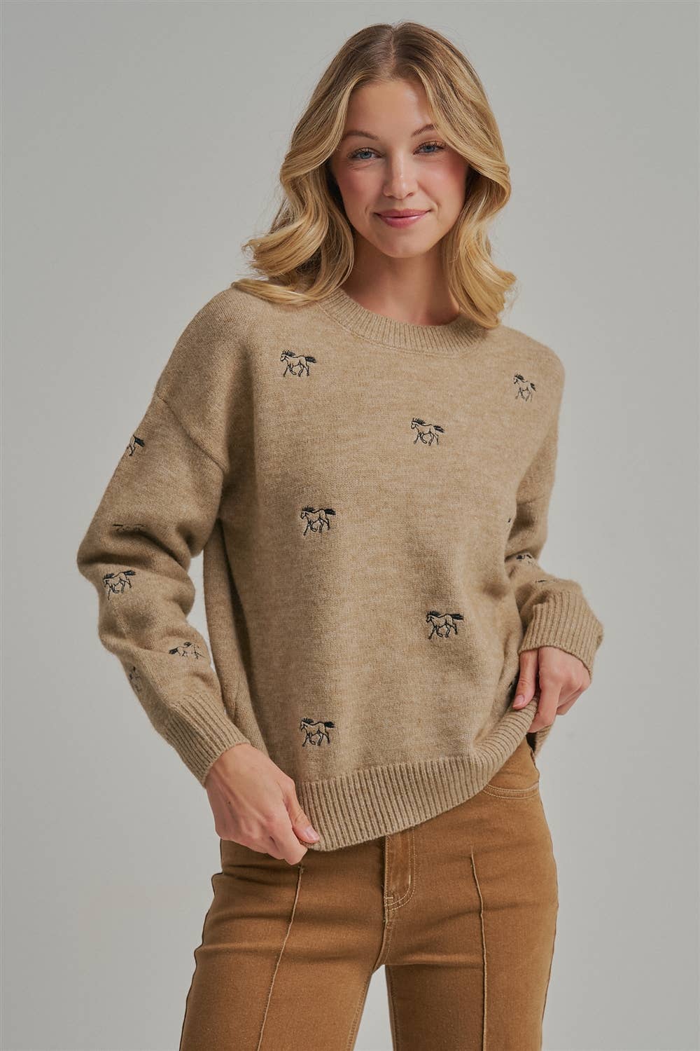 Horse Embroidered T