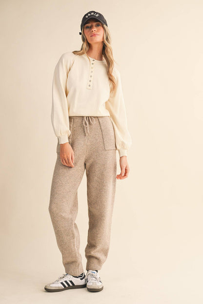 Puff Sleeve Henley