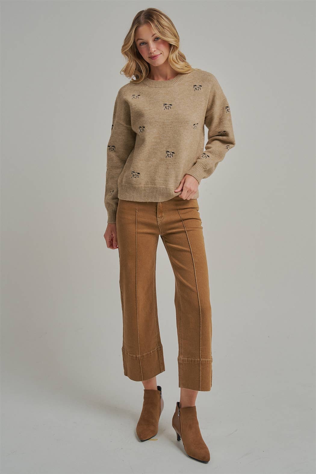 Horse Embroidered T