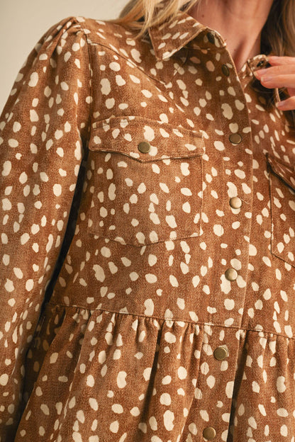 Fawn Print Dress