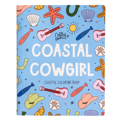 Coastal Cowgirl Beach & Western-Inspired Coloring Book