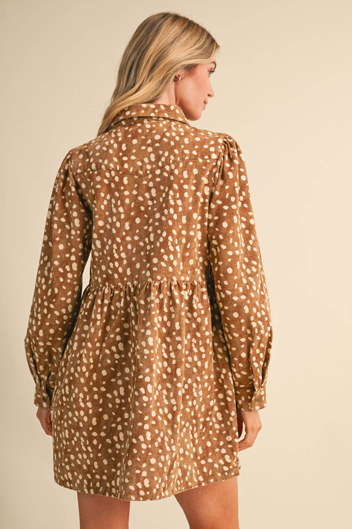 Fawn Print Dress