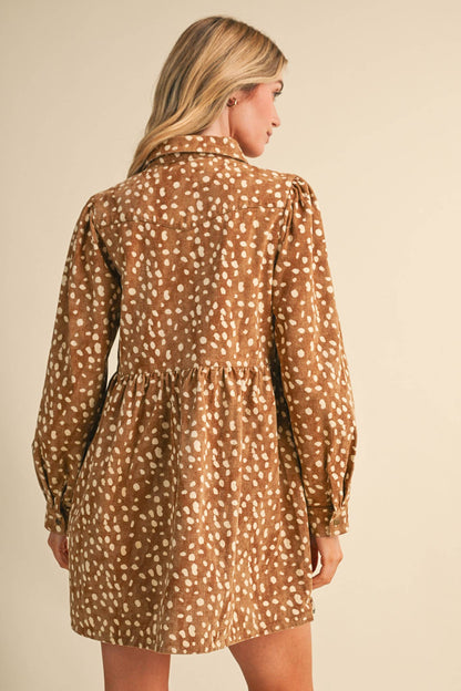 Fawn Print Dress