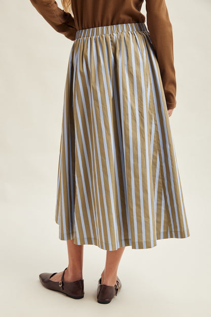 Wide Stripe Midi