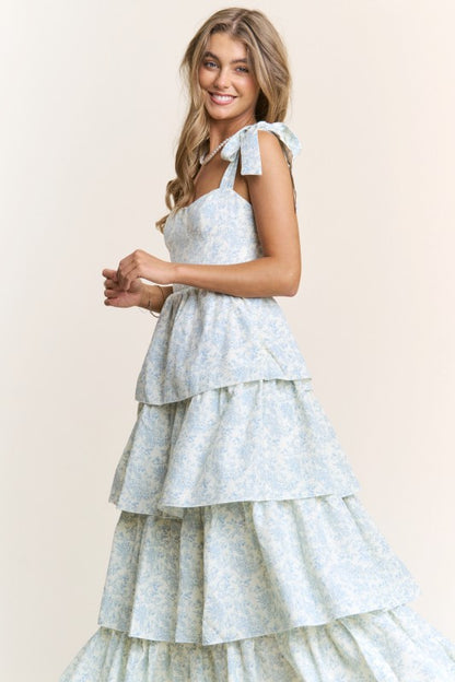 Floral Tiered Maxi