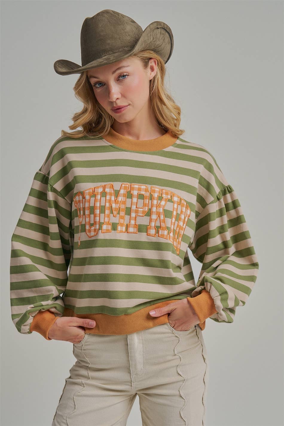 Striped Pumpkin Shirt