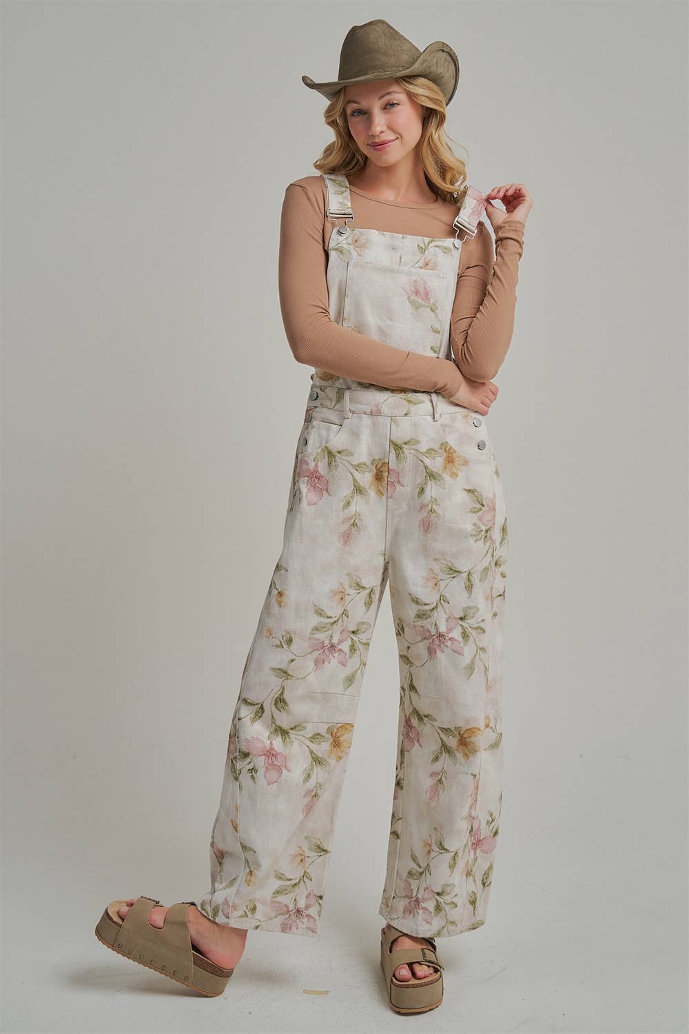 Vintage Floral Overall