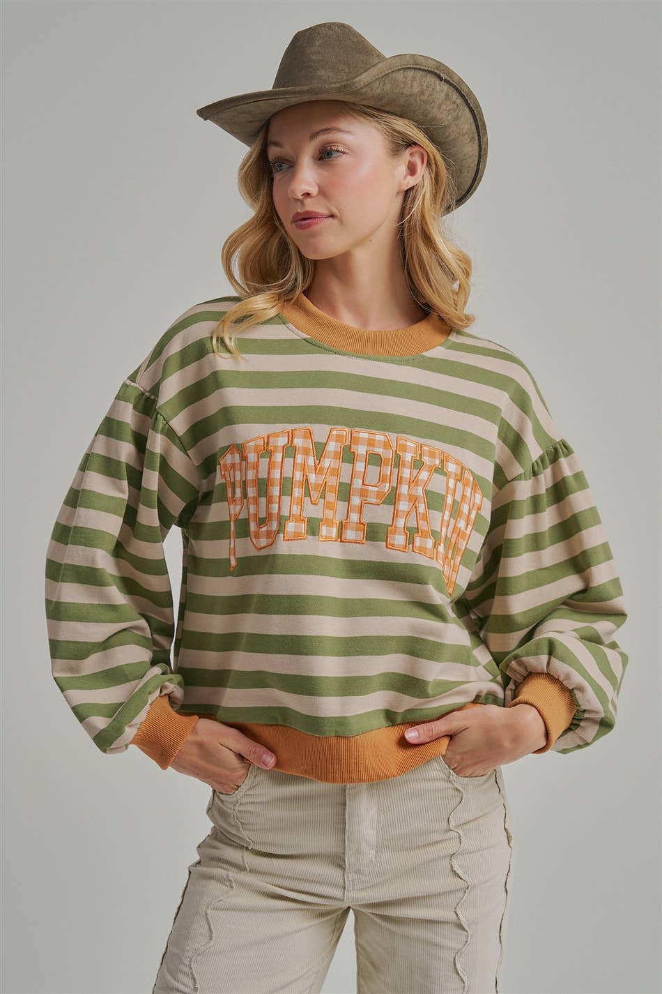 Striped Pumpkin Shirt