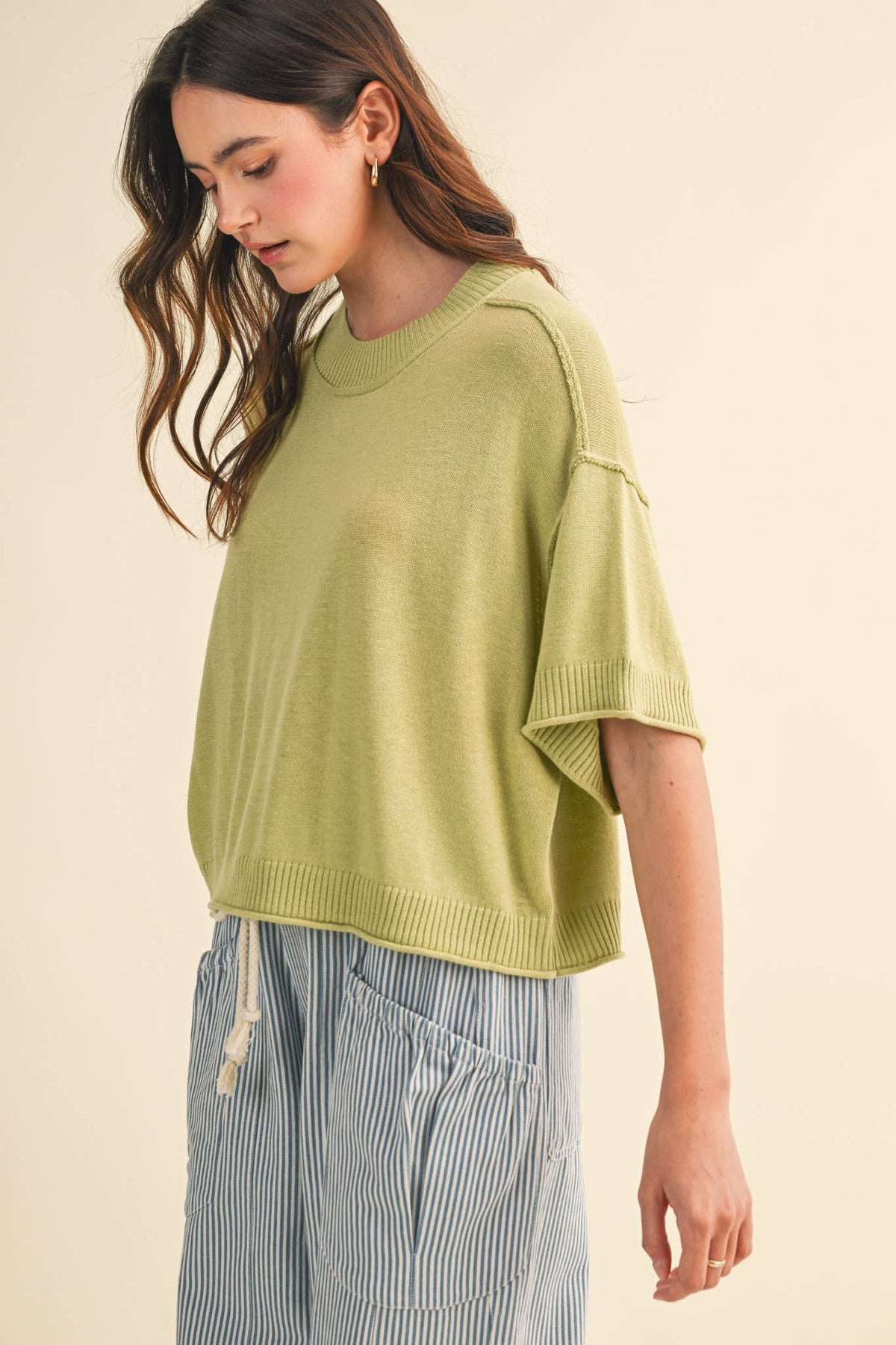 Knit Mockneck Sweater