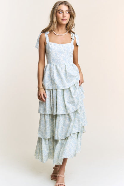Floral Tiered Maxi