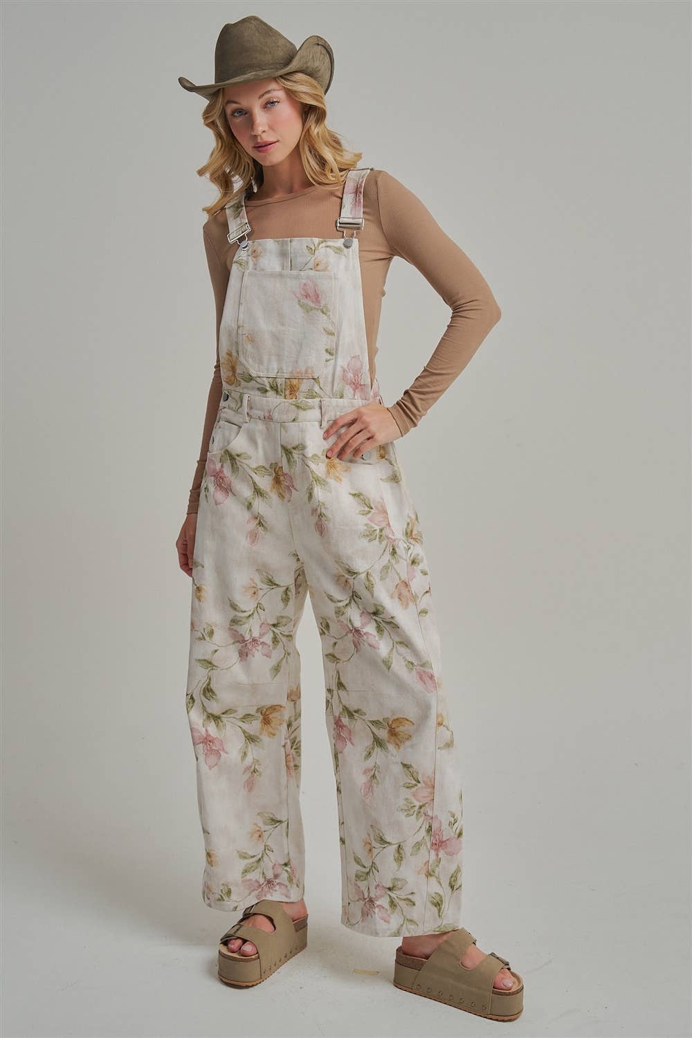 Vintage Floral Overall