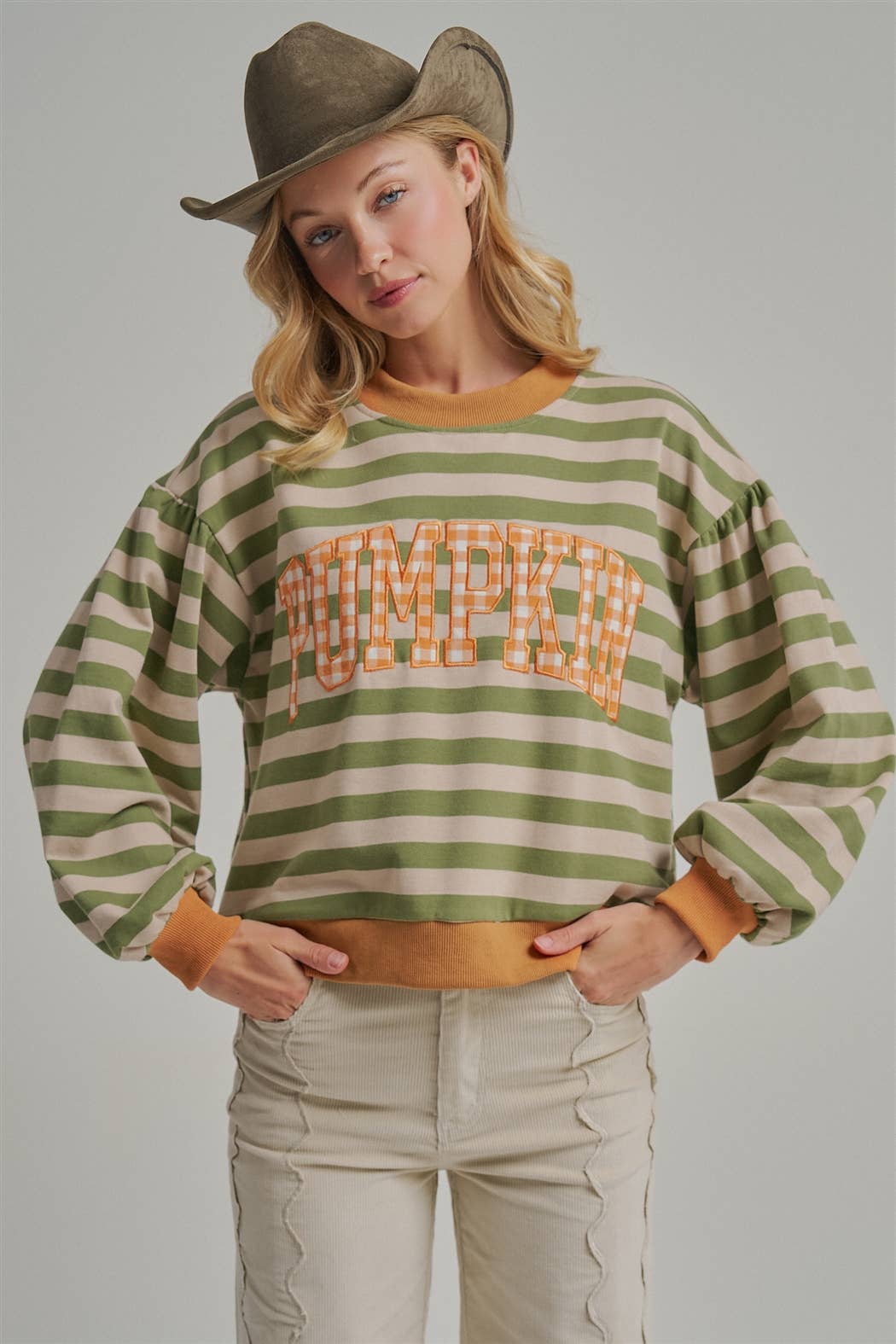 Striped Pumpkin Shirt