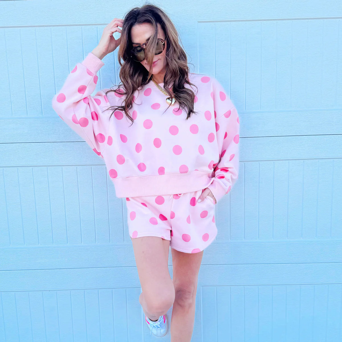 Polka Dot Sweatshirt