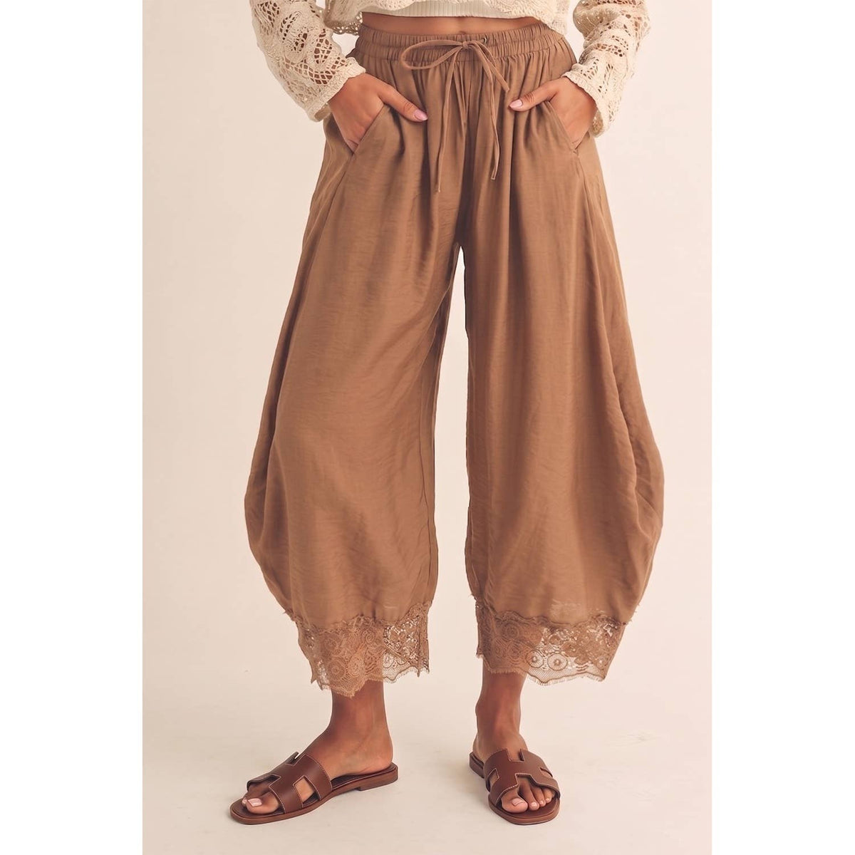 Lace Balloon Pants