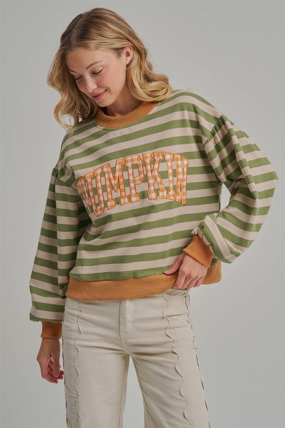Striped Pumpkin Shirt