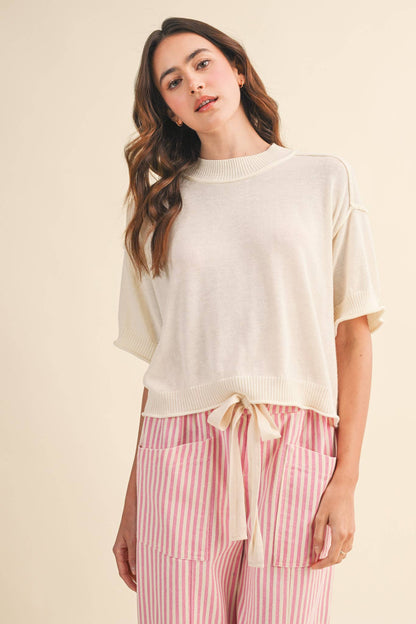 Knit Mockneck Sweater