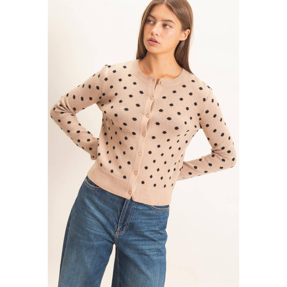 Polka Dot Cardigan