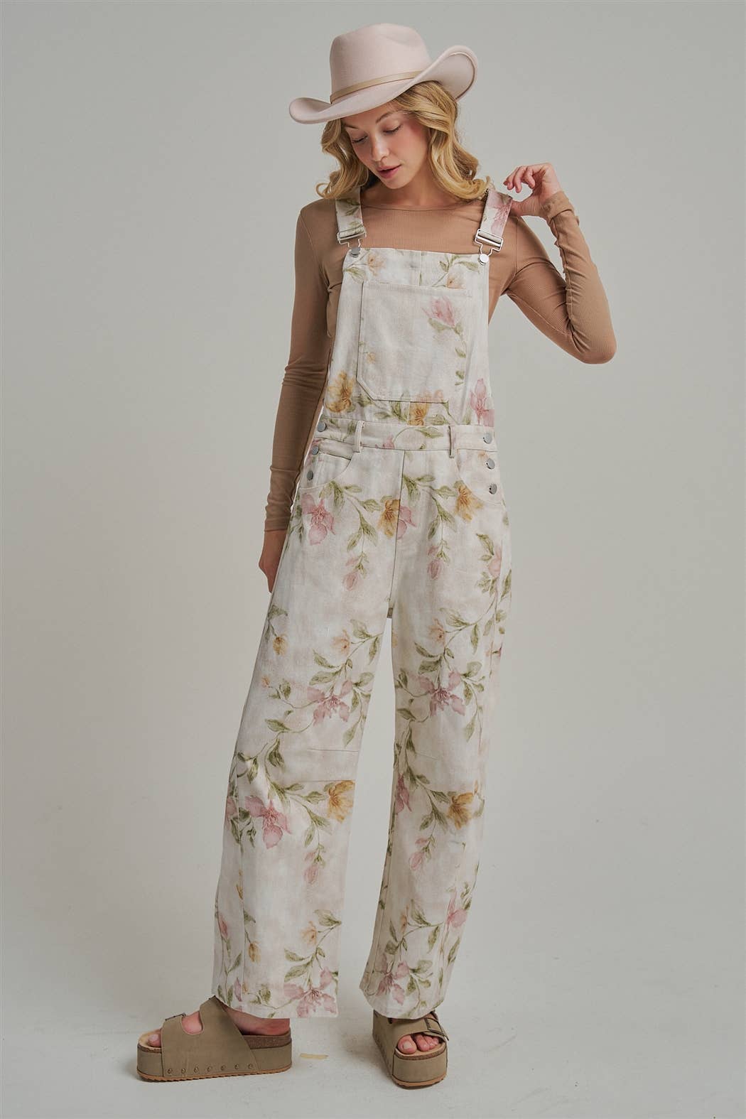 Vintage Floral Overall