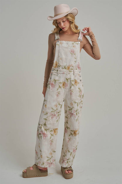 Vintage Floral Overall