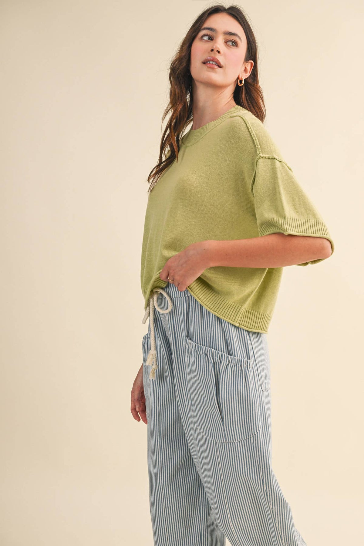 Knit Mockneck Sweater