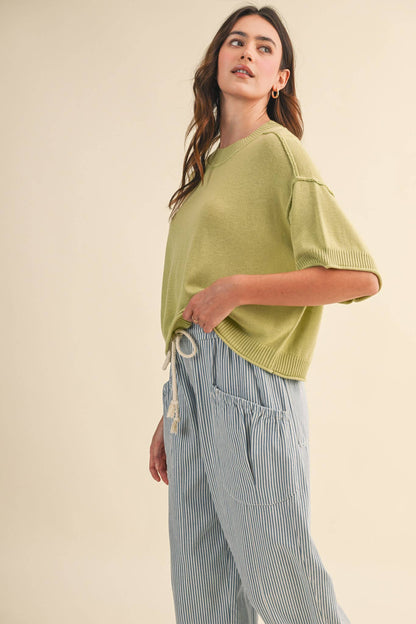 Knit Mockneck Sweater
