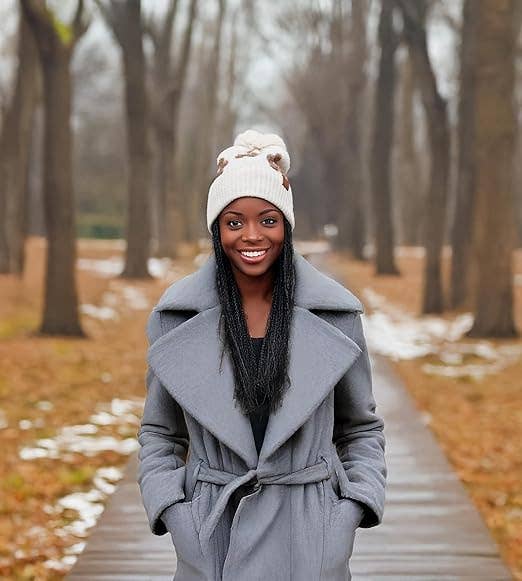 Gorro de chenilla Daisy