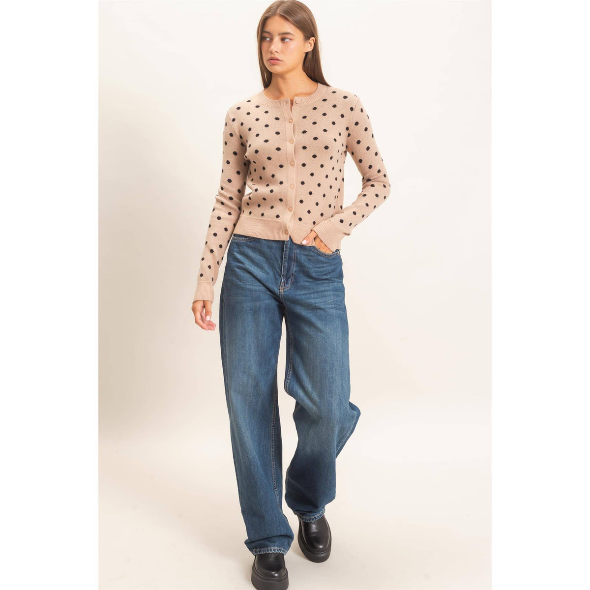 Polka Dot Cardigan