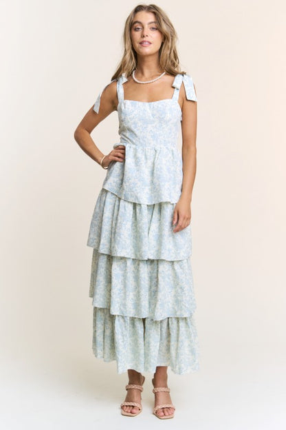 Floral Tiered Maxi