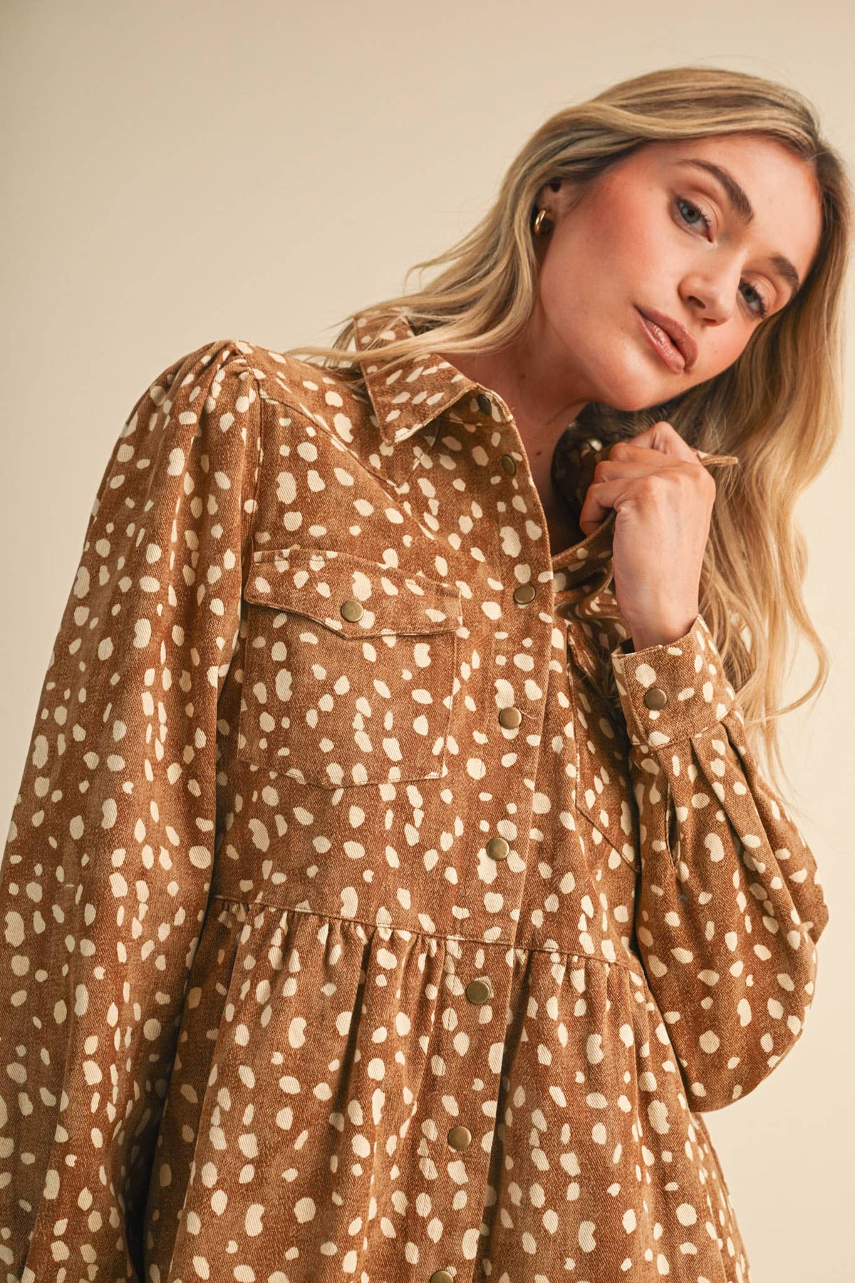 Fawn Print Dress