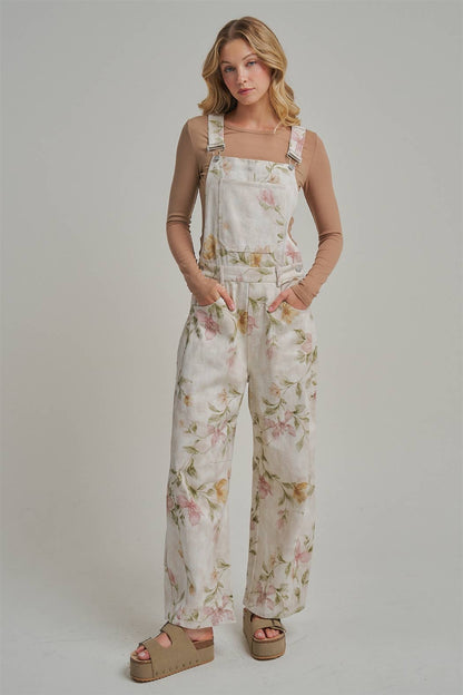 Vintage Floral Overall