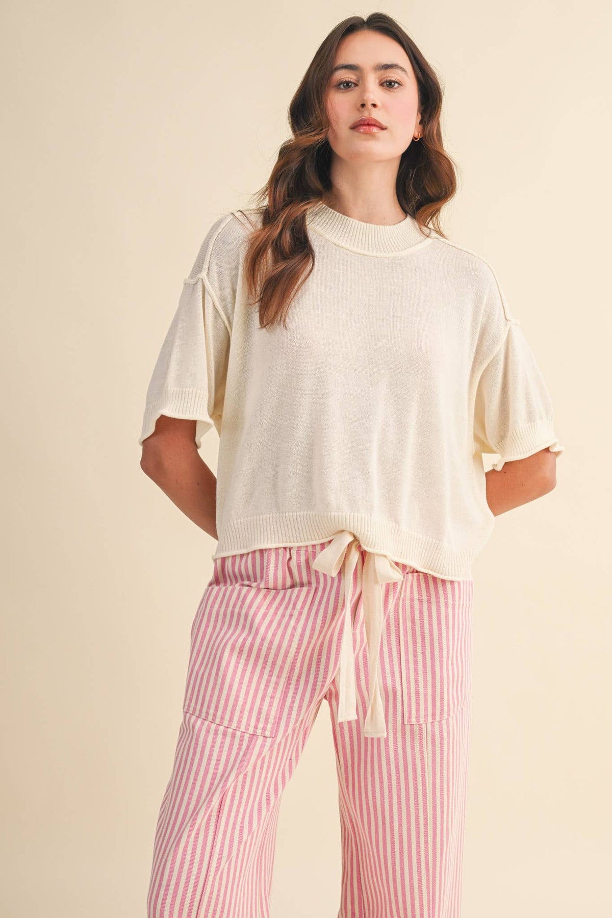 Knit Mockneck Sweater