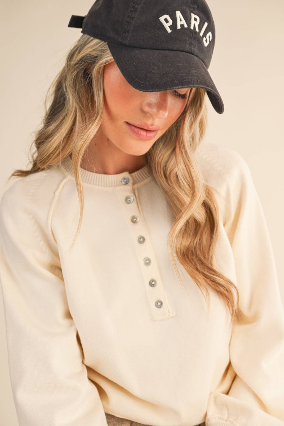 Puff Sleeve Henley