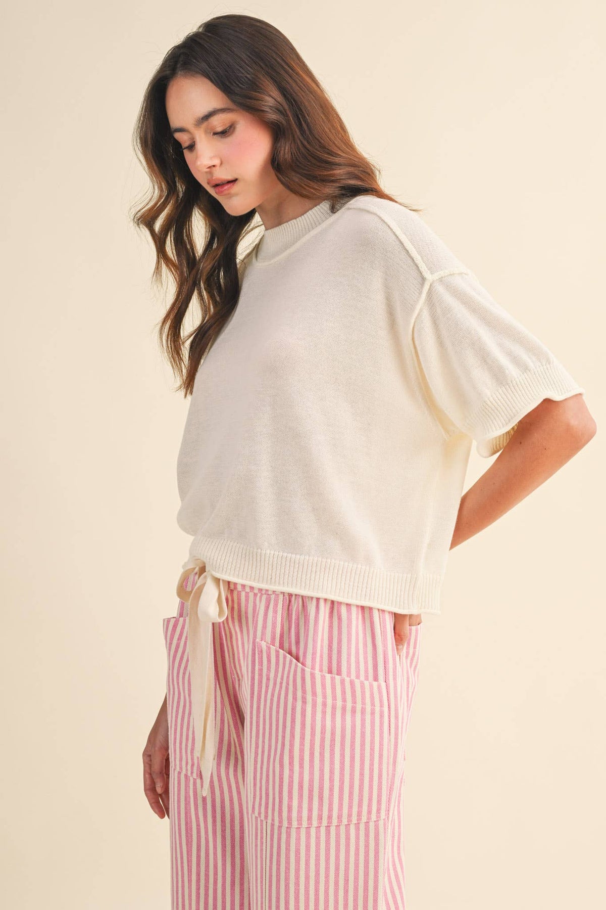 Knit Mockneck Sweater
