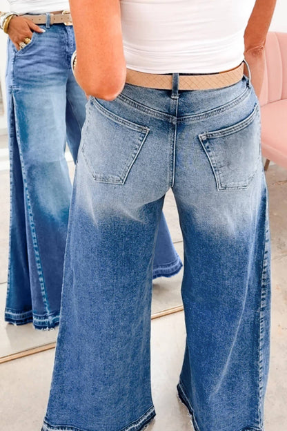Flared Side Seam Denim