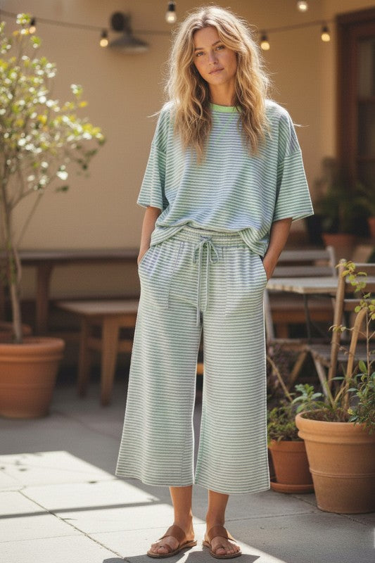 Mint/Lilac Pant Set
