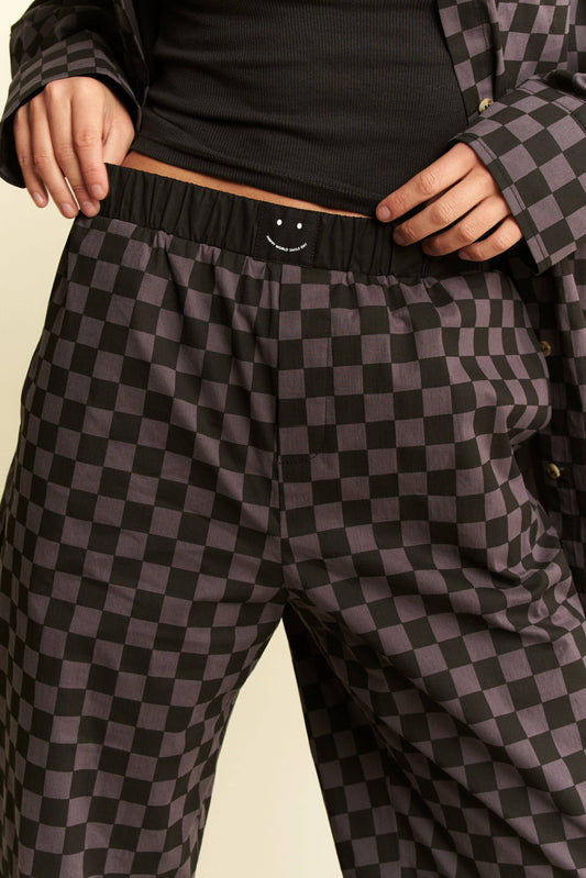 Checkered Pants