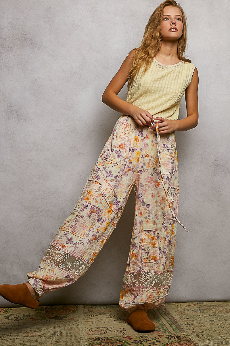POL Pink Floral Lace