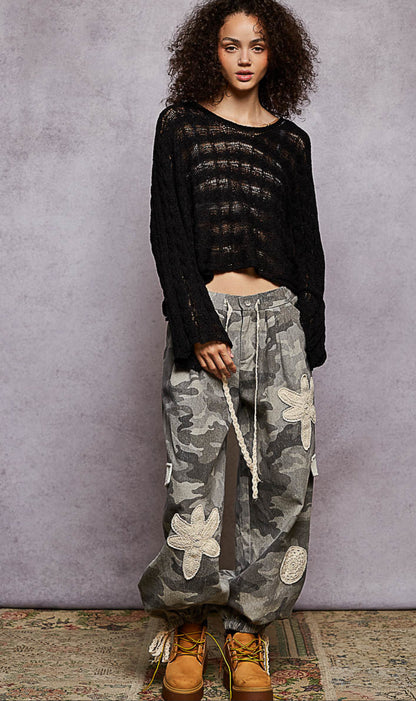 POL Grey Camo Pants
