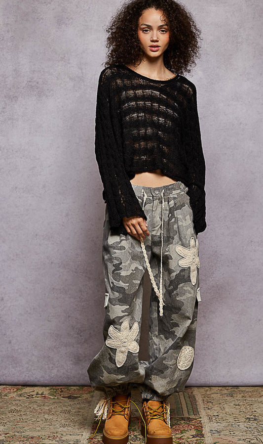 POL Grey Camo Pants